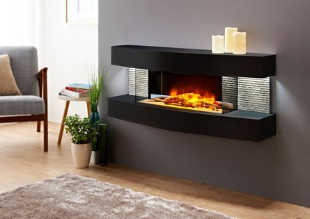 cheminee electrique design lounge noire 3