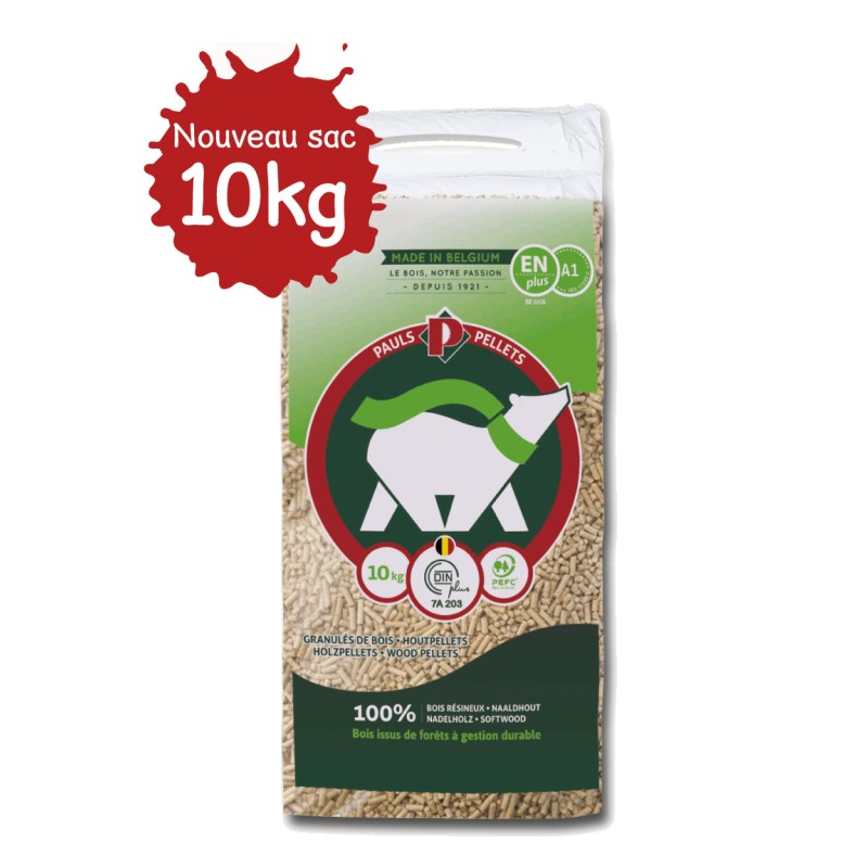 granules de bois pauls pellets 10kg