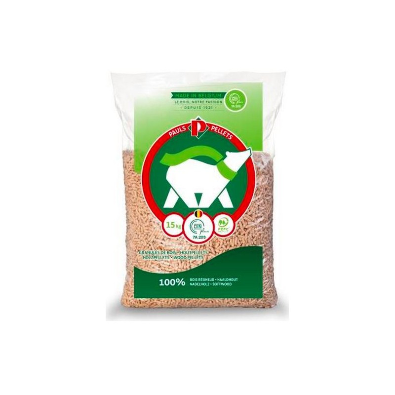 granules de bois pauls pellets 70 sacs 1050kg