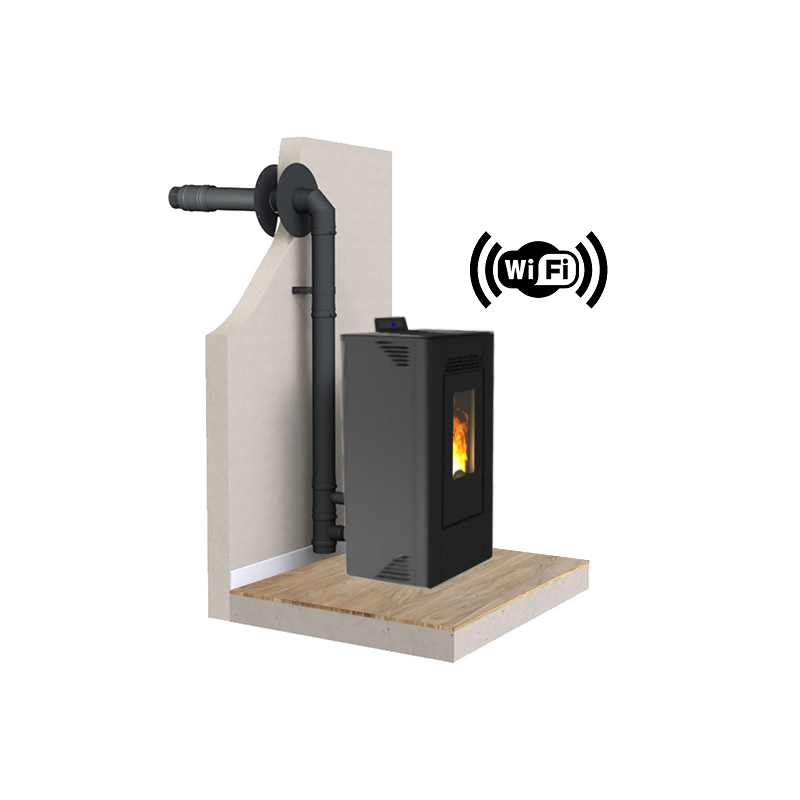 pack poele a granules c12c firematic kit ventouse dinak module wifi