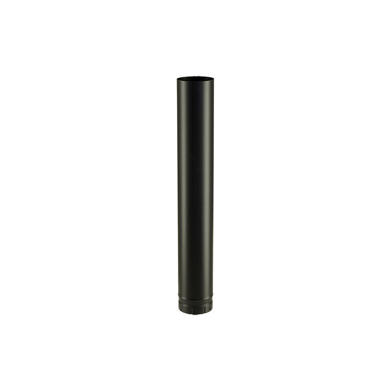 tuyaux emaille en 100 cm o 150 noir mat emaille